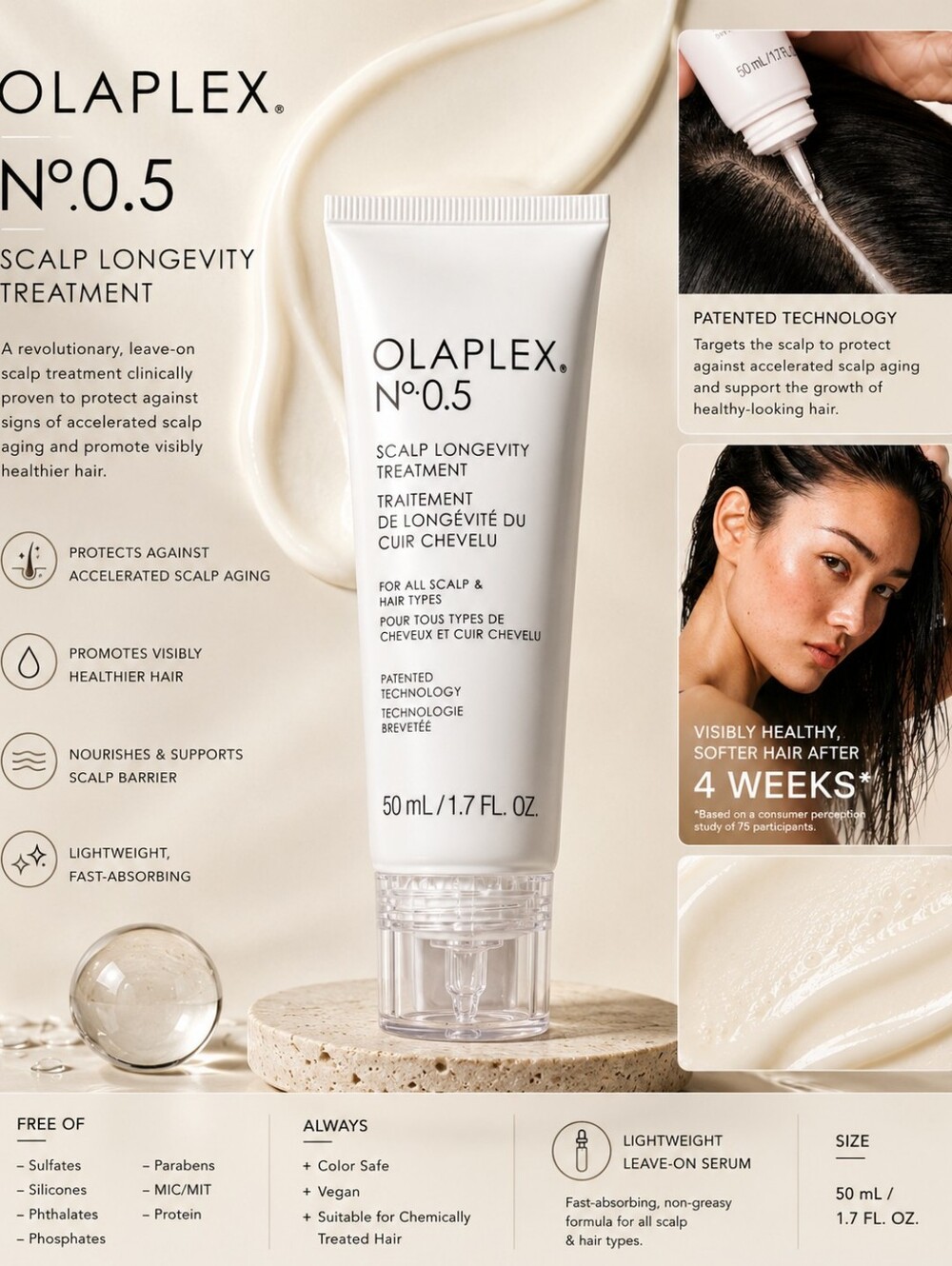 Olaplex No. 0.5 Scalp Longevity Treatment – 50 mL